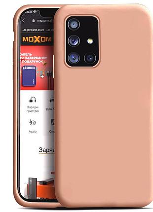 Силіконовий чохол soft silicone case для xiaomi redmi note 11 5g/note 11t 5g/poco m4 pro 5g (без лого) пудра