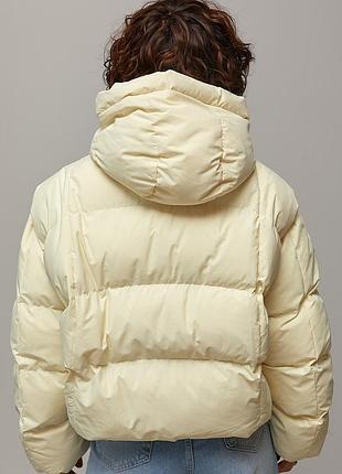 Коротка куртка oversize з капюшоном 2