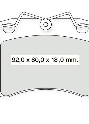 Колодки тормозные volkswagen т4 (1990-1996) передние (система trw) dafmi-intelli