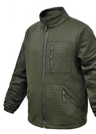 Флисовая кофта militex windblock tactical khaki mod. 4 l