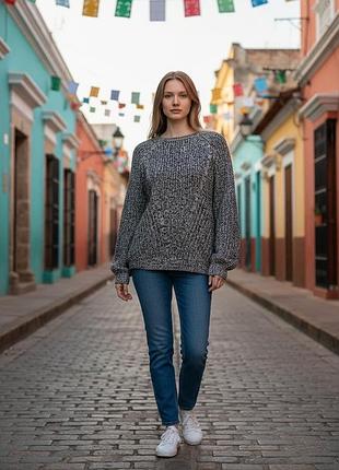 Женские вязаный свитер h&m