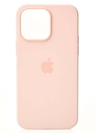Силіконовий чохол origcase "colors" with magsafe для iphone 14 pro max chalk pink