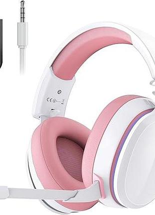 Беспроводная игровая гарнитура gaming headset-captain 300 накладные наушники с микрофоном, 40+часов роботы