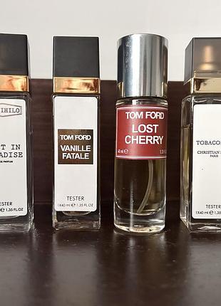 Тестери парфумерії ex nihilo, tom ford, dior