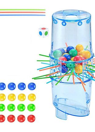 Настільна гра "trick stick" 7289477253, кульки, кубик, палички