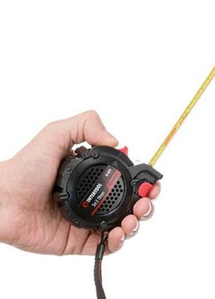Рулетка intertool 5 м x 19 мм storm магнит (mt-0825) 4