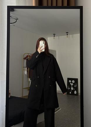 Двобортне пальто pull & bear