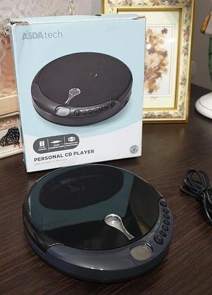 Портативный cd-плеер asda tech из Англии /чудовое состояние / звук супер/
