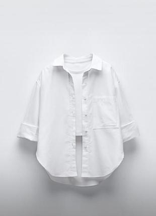 Сорочка+футболка zara 130 см