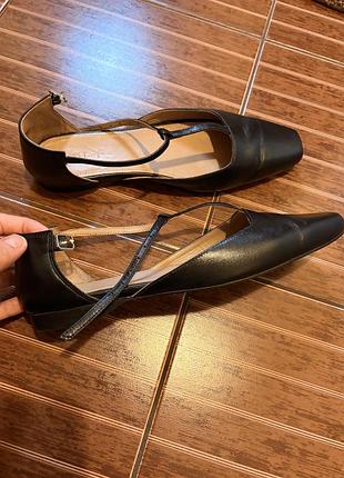 Шкіряні туфлі ikos 37 розмір