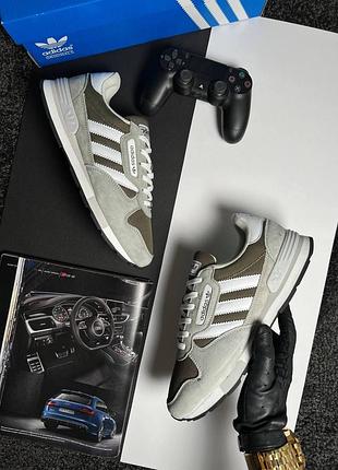 Мужские кроссовки adidas treziod 2.0 grey olive