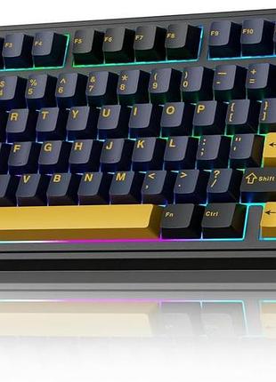 Клавіатура aula f75 pro wireless mechanical keyboard 75% компактна механічна клавіатура з регулятором