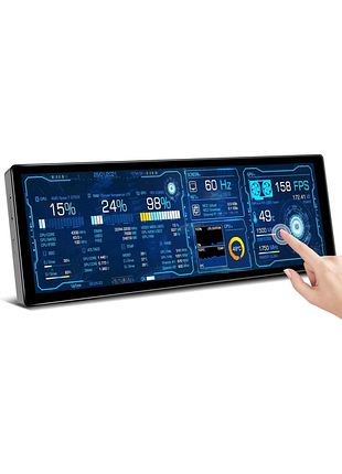 Компактний сенсорний монітор 7,8 дюйма led display monitor hd-070 портативний сенсорний другий екран для пк