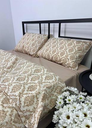 Комплект постельного белья бязь gold luxe полуторный винтаж нав. 70х70