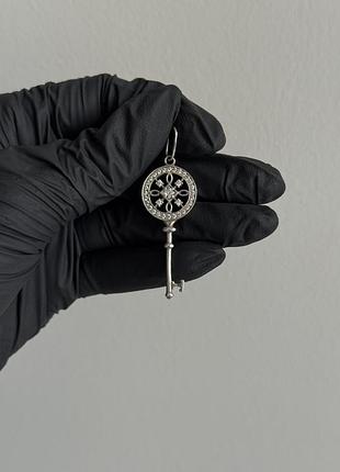 Срібна підвіска ключик, 925 проба 3