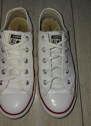 Кожаные кеды converse 3