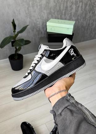 Чоловічі кросівки nike air force 1 low x syna central smoke grey