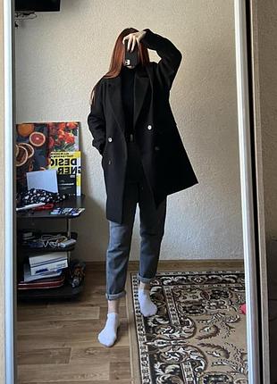 Двобортне пальто pull & bear 2