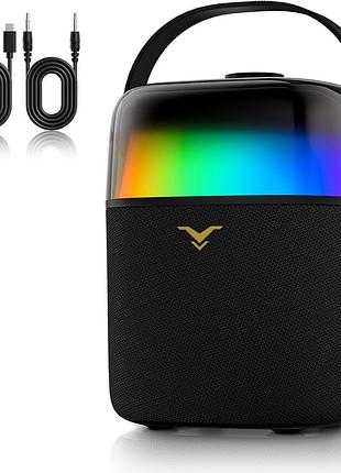 Портативная караоке-машина stage partyfree s2 колонка bluetooth динамик для караоке с rgb-подсветкой