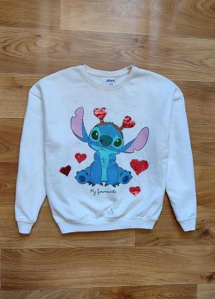 Классный теплый свитшот из stitch