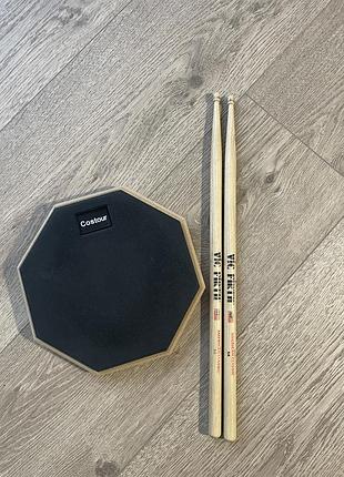 Пед costour + барабанні палички vic firth american classic 5a