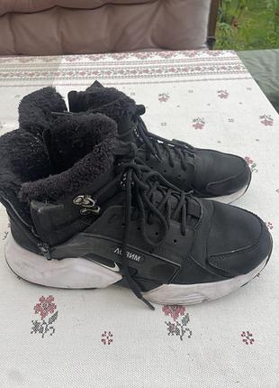 Nike  зимові чоловічі кросівки nike huarache acronym  (хутро) 44