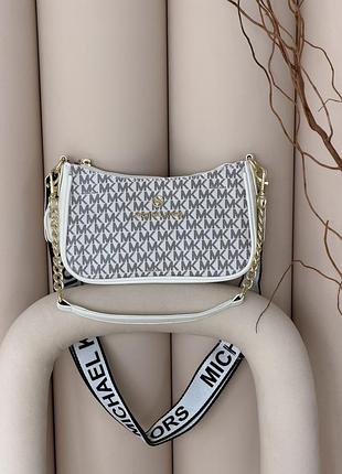 Сумка michael kors jet set charm білий є