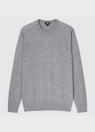 Мужской шерстяной свитер кофточка uniqlo, размер s-m