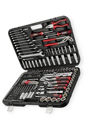 Набор инструмента 1/2",1/4",3/8" 233 шт с битами profi (тайвань storm) intertool