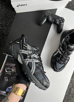 Чоловічі кросівки asics gel-kahana tr v2 all black silver 44