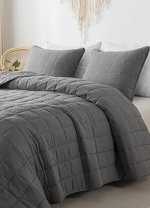 Стеганое покрывало 300*270 см r.share tagesdecke mili-de-grey-cking всесезонное покрывало для кровати