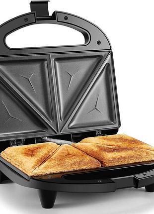 Сэндвичница мощностю 750w sandwich maker yashe abs05 сэндвичница с антипригарными панелями