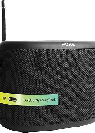 Портативна bluetooth-колонка з dab+/fm радіо pure woodland 253344 бездротова колонка з ручкою