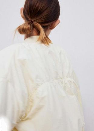 Куртка бомбер оверсайз для девочки zara 5