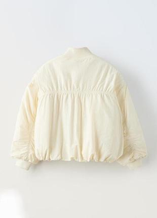 Куртка бомбер оверсайз для девочки zara 3