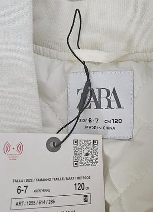 Куртка бомбер оверсайз для девочки zara 8