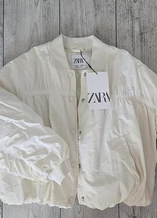 Куртка бомбер оверсайз для девочки zara 7