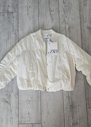 Куртка бомбер оверсайз для девочки zara 6
