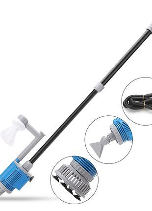 Сифон для аквариума aquarium cleaning pump eb-026 многофункциональный насос для чистки грунта