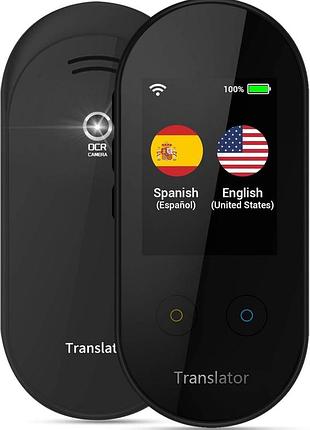 Электронный переводчик ai voice translator w08 умный голосовой переводчик с двусторонним переводом wi-fi