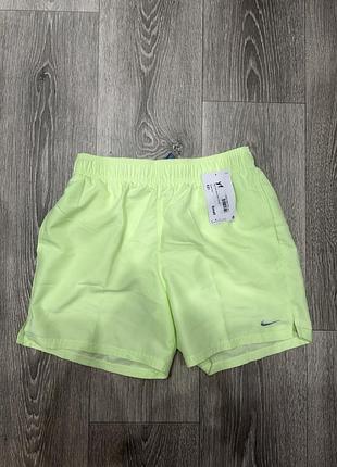 Шорти nike , у салатовому кольорі , в розмірі с-м