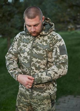 Куртка soft shell tactical піксель зсу 3