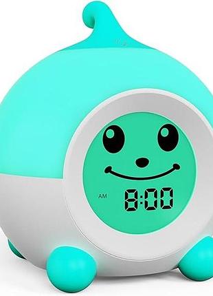 Дитячий нічник для сну ihoo kids sleep trainer alarm clock a500 з емодзі, таймером автоматичного вимкнення