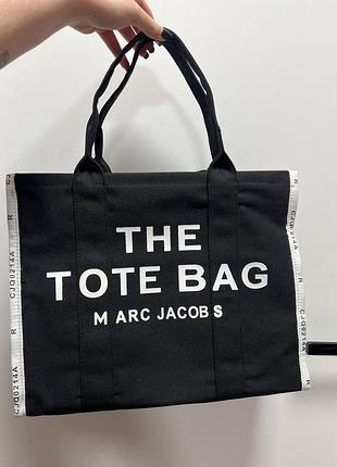 💎 marc jacobs the jacquard large tote bag black 41 х 31 х 15 см