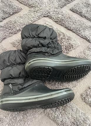 Чоботи crocs winter puff boot black  w5