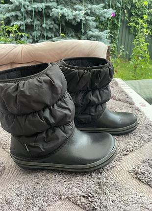 Чоботи crocs winter puff boot black  w5 2