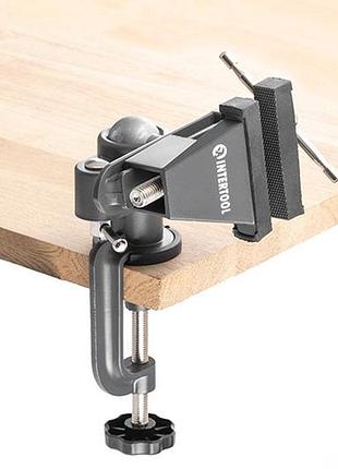 Тиски шарнирные intertool 78мм x 360° (ht-0094) 3