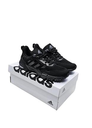 Кроссовки adidas marathon черные (женские/мужские)
