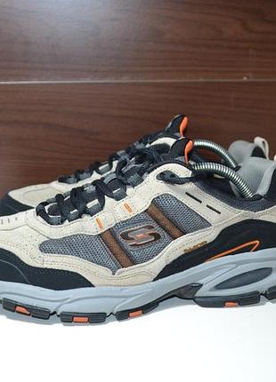 Skechers vigor 2.0 low 43р кроссовки оригинал кожаные ботинки