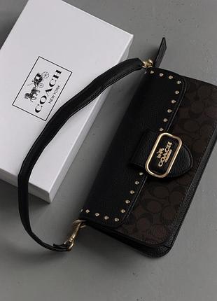 Сумочка coach morgan коричневый е